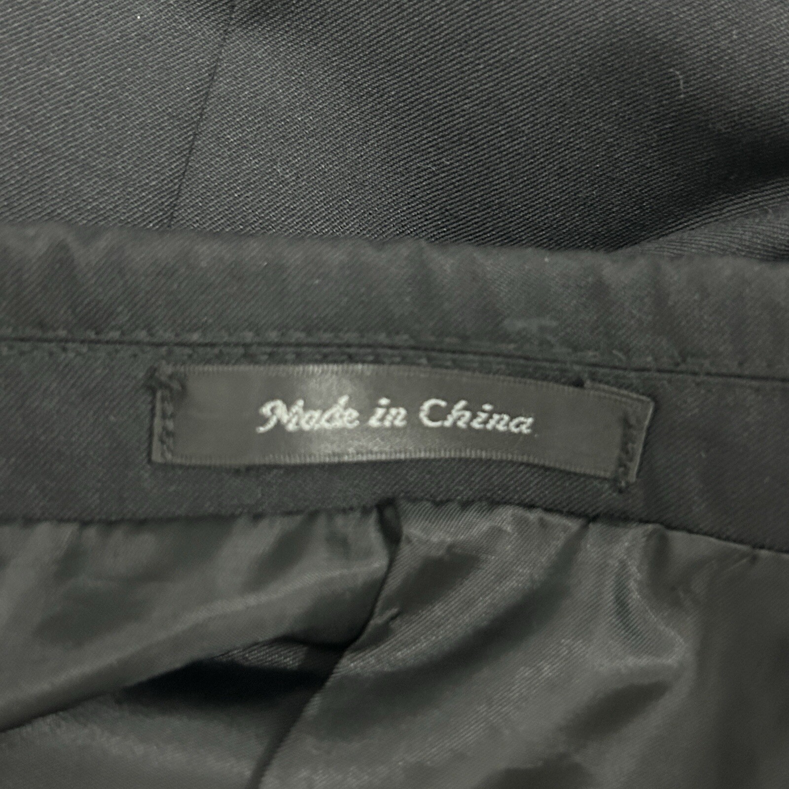 Chaps Solid Black 2 Button Single Vented Collared… - image 10