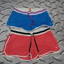 2 Pairs VTG Nike Womens Running Athletic Shorts Size XL