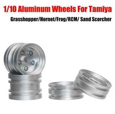 1/10 Aluminum Wheels For Tamiya Grasshopper/Hornet/Frog/RCM/ Sand Scorcher Car