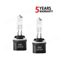 2x 880 893 27w Halogen Xenon Fog Light Bulbs 3400k Warm White 884 885 890 899