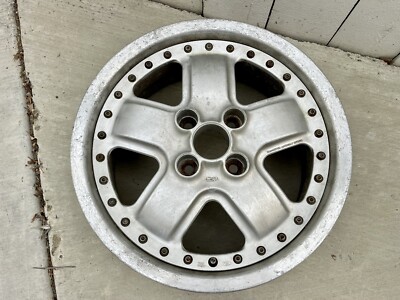 15x6 4x100 JDM MUGEN MR-5 M2 Wheel Rims Rare | Two Piece | 38