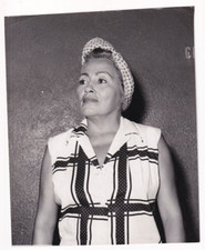 CUBAN BEAUTY MULATA BROWN GIRL ACTRESS ZOILA PEREZ CUBA 1959 VINTAGE PHOTO Y 384