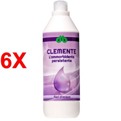 6 X Clement Persistent EnthÄrter - Wasser Blume Duft 1 Lt