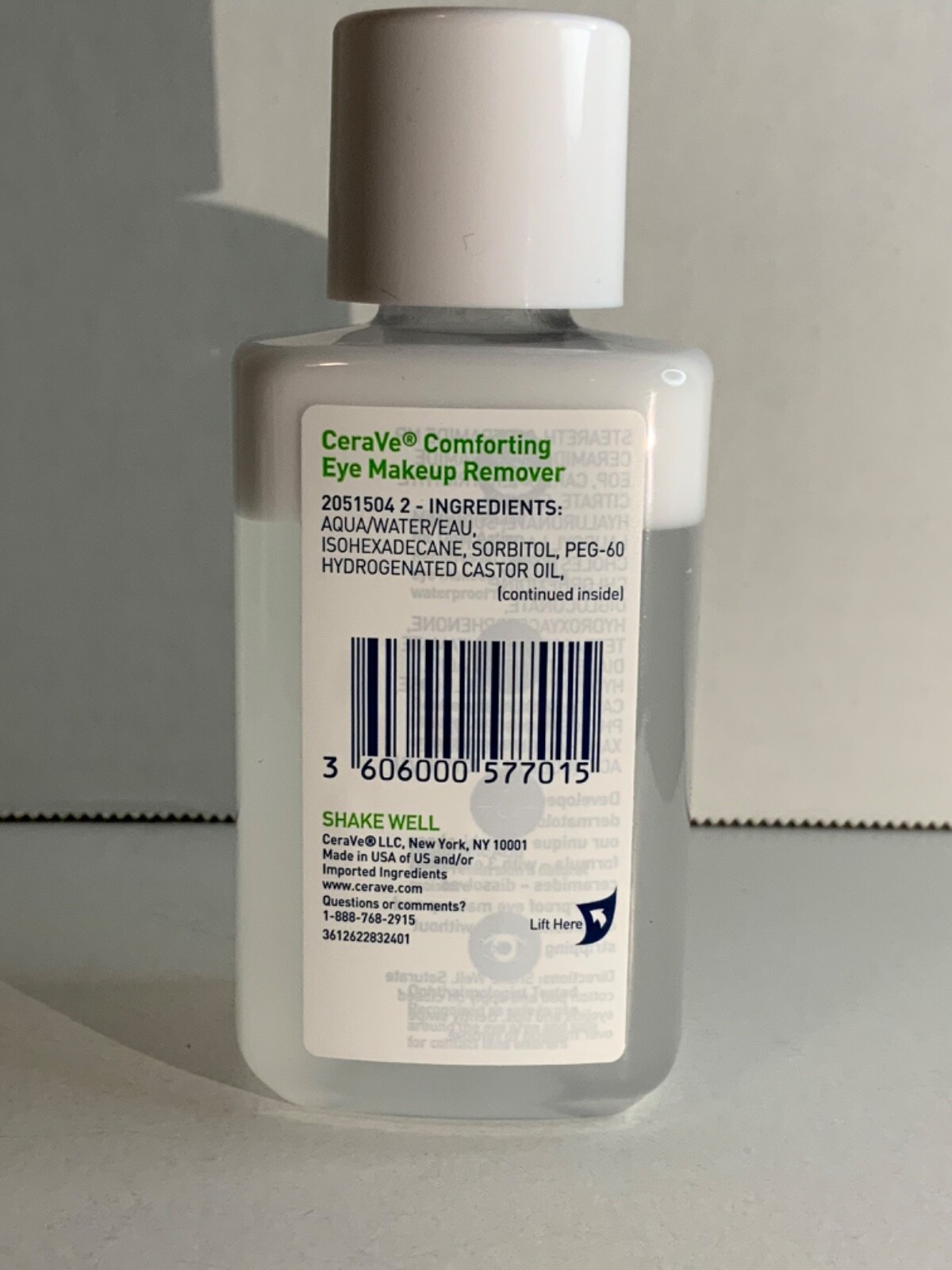 CeraVe Waterproof Liquid Eye Makeup Remover 4 fl oz / 118 ml eBay