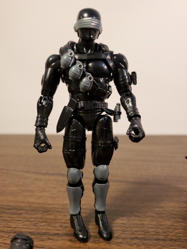GI Joe SNAKE EYES Figure Model Kit Furai Flame D4 Toys with Speed Cycle Bike - Picture 11 of 17
