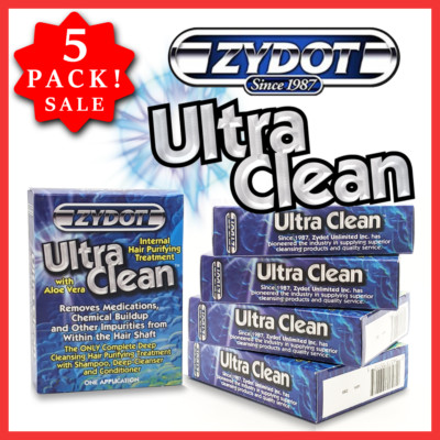 Zydot Ultra Clean Detox Shampoo & Conditioner for Macujo Method (5 Pack Bundle)