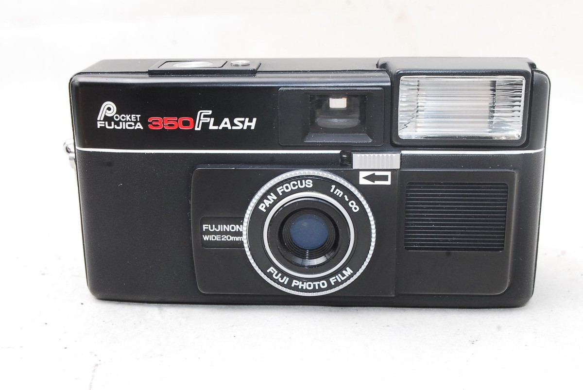 (7495) Pocket Fujica 350 Flash 110 Film Camera Fujinon Wide 20mm Lens from  JAPAN