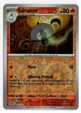 Pokemon Obsidian Flames Reverse Holo 037/197 Lampent