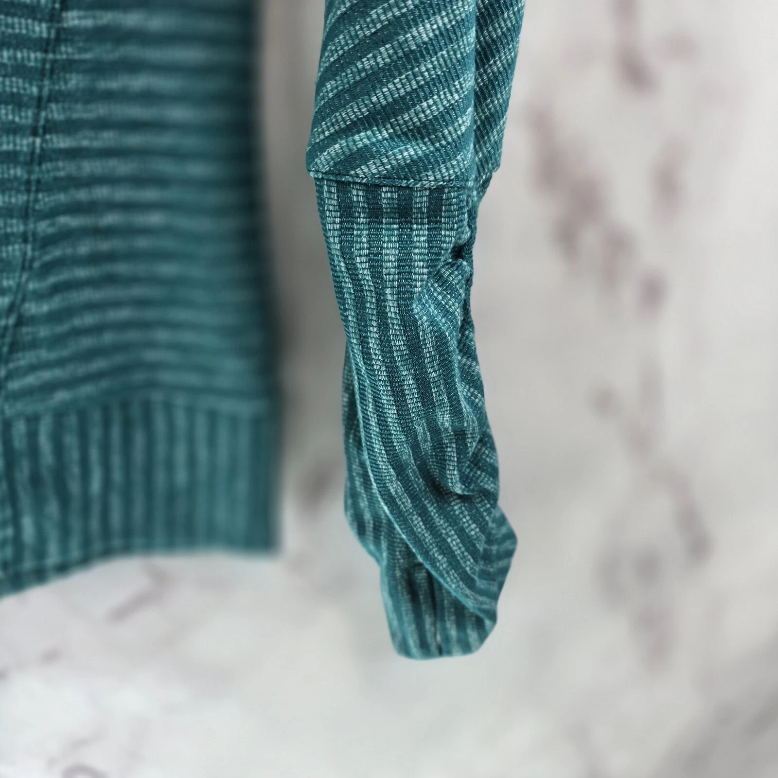 outdoor-research striped mikayla henley ruched seamless shirt