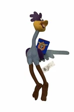 Vintage 12” 90s Looney Tunes Road Runner Plush Toy Warner Brothers TV 1997 NEW
