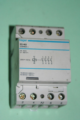 CONTACTEUR 4 POLES 63A HAGER ES463 239463 | eBay
