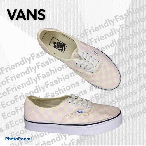 vans authentic pink checkerboard