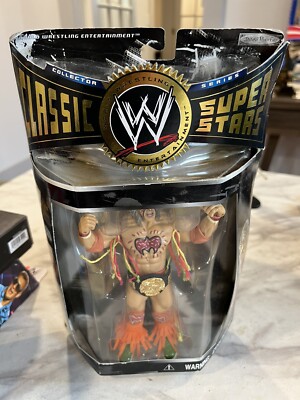 WWE Classic Superstar Collector Series Ultimate Warrior Action Figure Damage Box