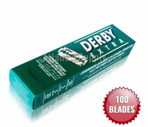 2 X 100 Pcs. Derby Extra Double Edge Razor Blades - CHEAPEST on EBAY ...