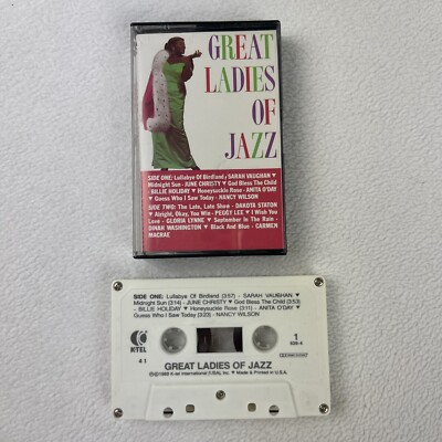 Great Ladies of Jazz Cassette Tape Vocal Jazz Compilation