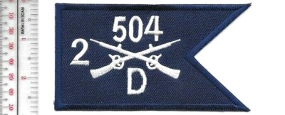 US Army 101st Airborne Division 504th Regiment 2nd Battalion D Co Gui NO TARIFF