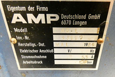 AMP Crimpmaschine AG-L | 5.5A Stromaufnahme | Arbeitsdruck 5.5 bar