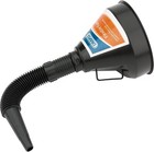 Flexible Funnel With Gauze Filter and Removable Hose 56141 Draper 140mm Mouth