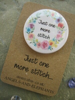 Needle Minder magnetisch, floral, Kreuzstich, Sticknadelhalter - Geschenk