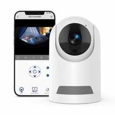Baby Monitor, 360  Wireless 5G Nanny Cam with Safety Alerts, 4MP HD WiFi Camera