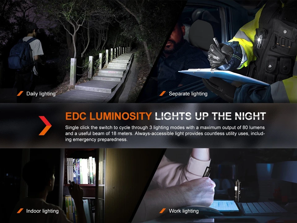 Fenix T6 USB-C Rechargeable Tactical Penlight - Blue - Image 3 of 4