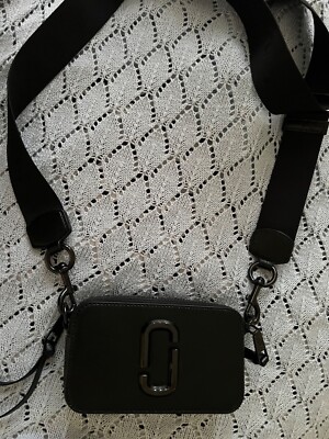 marc jacobs snapshot dtm black crossbody bag
