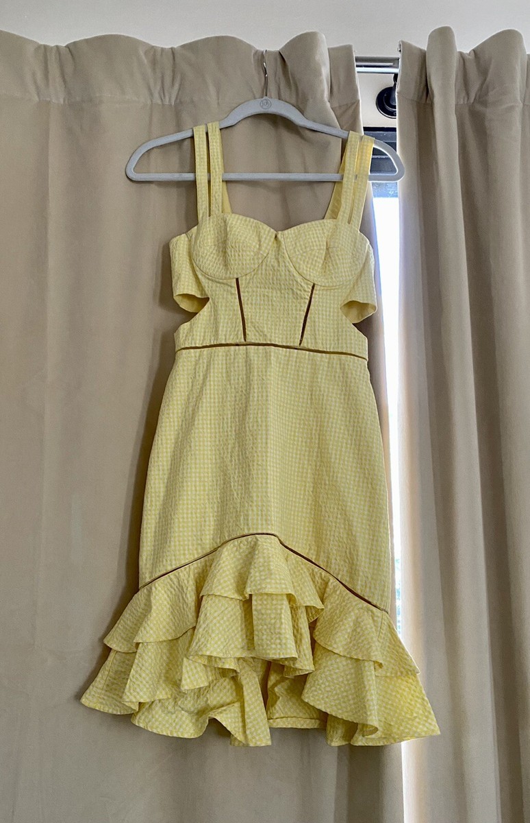 Jonathan Simkhai Yellow Cutout Dress | eBay Jonathan Simkhai Yellow Cutout Dress | eBay