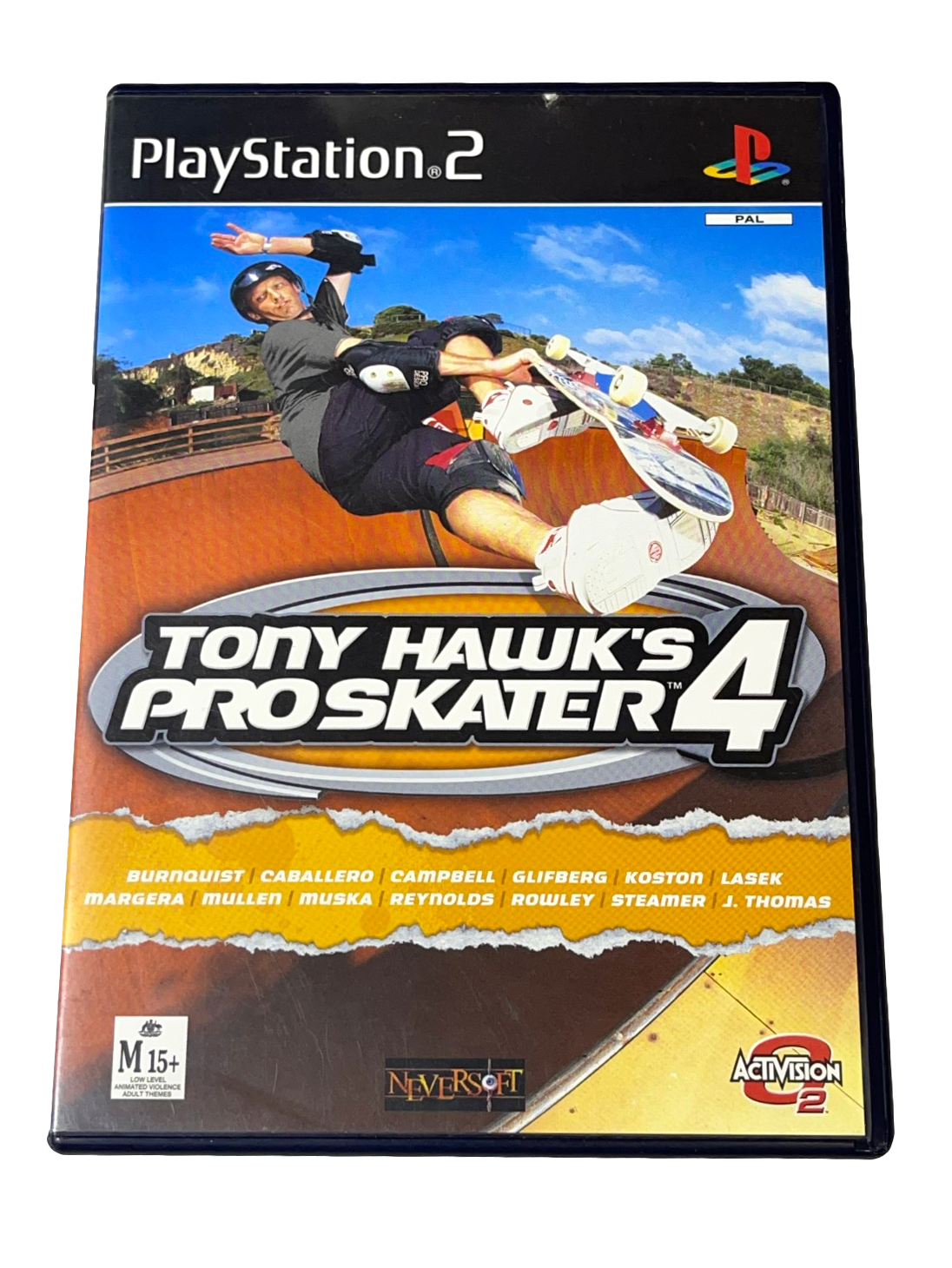 Tony Hawk's Pro Skater 4 (Sony PlayStation 2, 2002) for sale