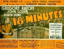 18 MINUTES 1935 Gregory Ratoff,  John Loder, Benita Hume TRADE ADVERT