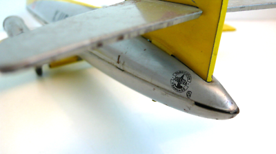 Avion Joustra X.115 En Tôle Lithographiée - 40 Cm - Sans Cockpit (Bel état)