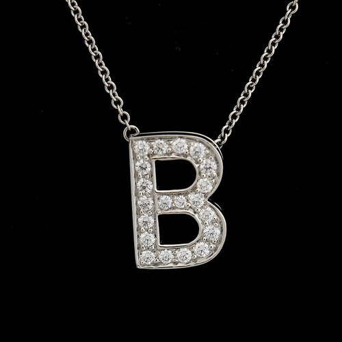Tiffany \u0026 Co. Letter Initial B Necklace 