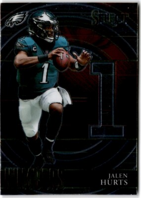 2021 Panini Select #SN-9 Jalen Hurts Eagles Select Numbers