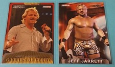 TNA Jeff Jarrett Tristar 2008 Cross the Line 2 Card Lot RARE Video Game AEW WWE