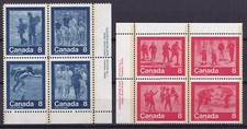 Canada 1974 Olympic games issues 2 and 3, , 2 very nice blocks MNH