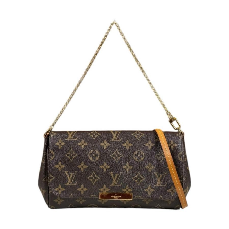 Louis Vuitton Favorite MM Monogram Shoulder Bag Canvas M40718 Used