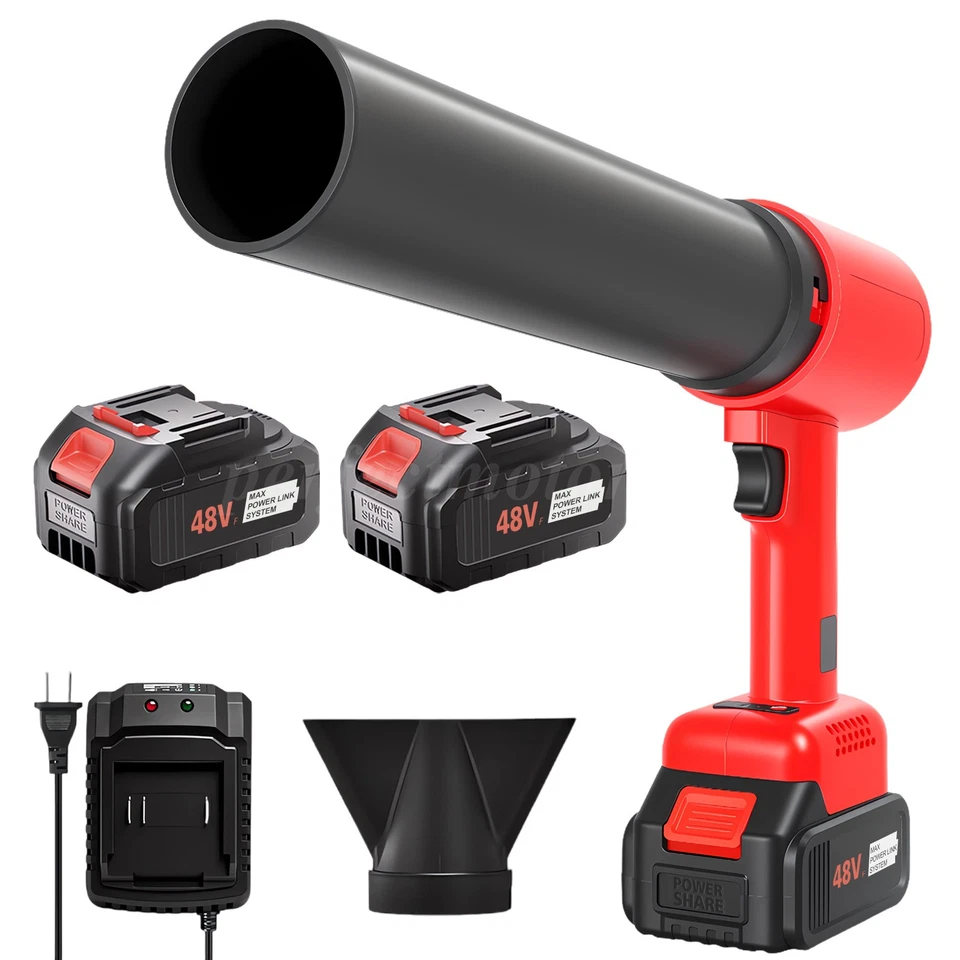 Soplador en seco a chorro Mini soplador de aire a chorro Super ventilador turbo 2*6,0 batería portátil Foto 3 de 4