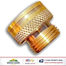 Adaptateur Disjoncteur Aspirateur pour Robinet Tuyau d'Arrosage, Connecteur Laiton 1,25 Pouce