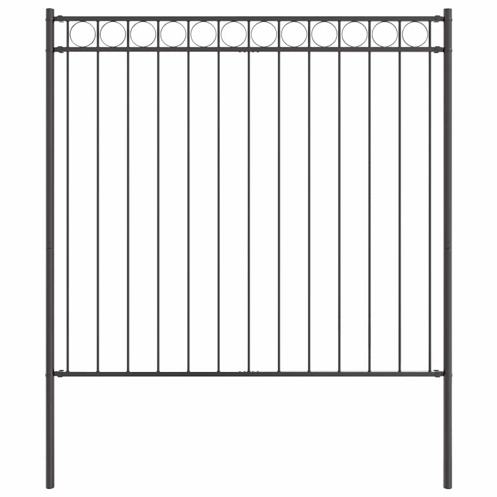 Elemento Recinzione Grigio 170 x 170 cm Acciaio - 2