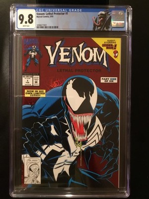 Venom: Lethal Protector #1 | CGC 9.8 w.p. Marvel 1993 Custom Venom Label