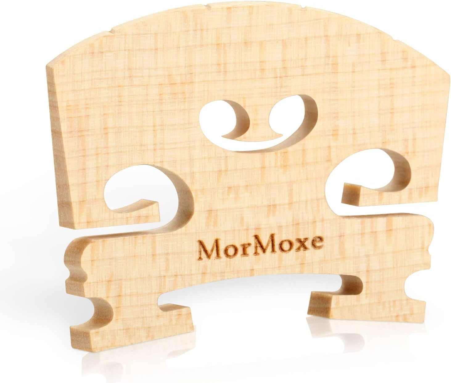 Violin Bridge 4/4 Full Size - Hand-Carved Maple, Direct Fit, Fully Adjusted Stri