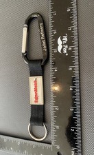 Vintage ExxonMobil EXXON Joliet Refinery Carabiner Keychain Key Ring Tag
