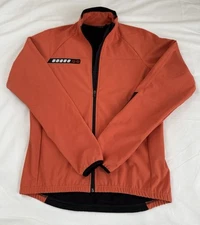 Castelli Men’s Cycling Windbreaker Jacket Orange Size Large