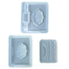 Book Shape Baking Molds Candy Crafting Mold Silicone Texture Baking Tool