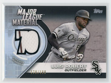 Luis Robert 2021 Topps Update Major League Material Relics Black #/199 #MLM-LR