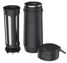 Yerbera Stanley Classic Stay Fresh 500 NEGRO Despolvillador De Yerba Mate Tamiza