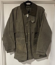 Filson Shelter Cloth Packer- Made In USA - M - Waxed / Oiled - Otter Green