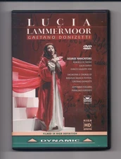 DONIZETTI - Lucia di Lammermoor DVD Desiree Rancatore, Roberto De Biasio Bergamo
