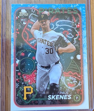 2024 Topps Update Paul Skenes Pittsburgh Pirates Rookie Debut Holiday
