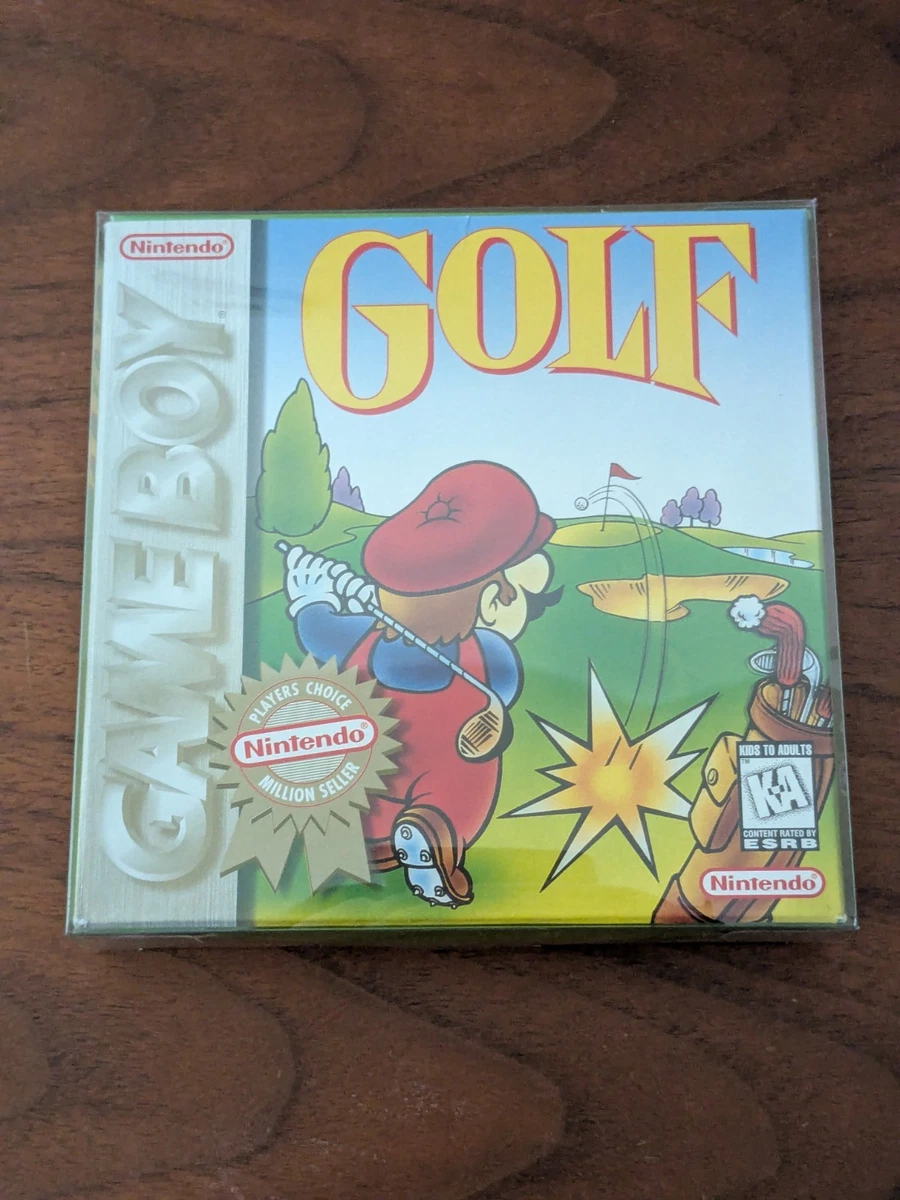 Golf (Player's Choice) Nintendo Game Boy COMPLETE Game + Box + Manual + Inserts