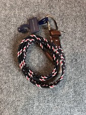 Tommy Hilfiger Belt Mens Sz XL Red , White , Blue Woven Fabric / Leather